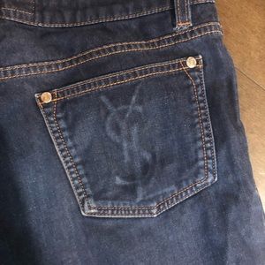 YSL skinny cropped denim jeans